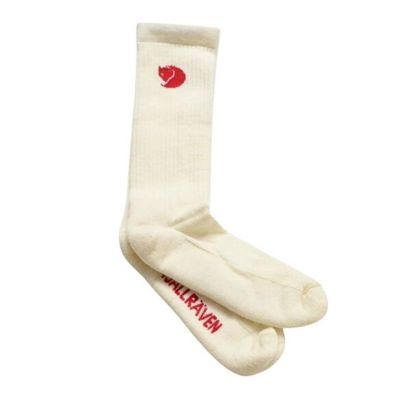 Fjällräven Off-White Wool Blend Crew Socks XL Unisex - Picture 1 of 3